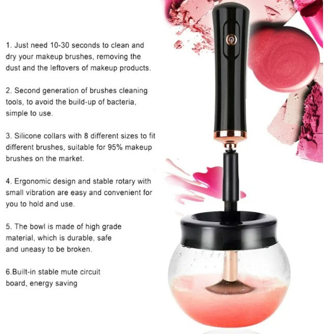 Electric Makeup Brush Cleaner - White_2