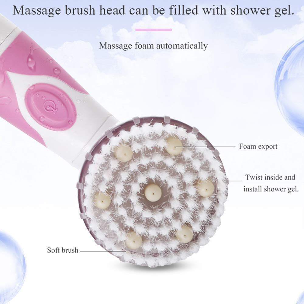 Spinning Electric Bath Brush Massage Shower Brush_1