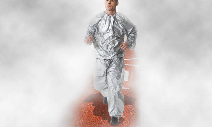 Sauna Suit PVC Exercise Clothes_3