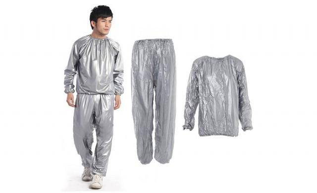 Sauna Suit PVC Exercise Clothes_5