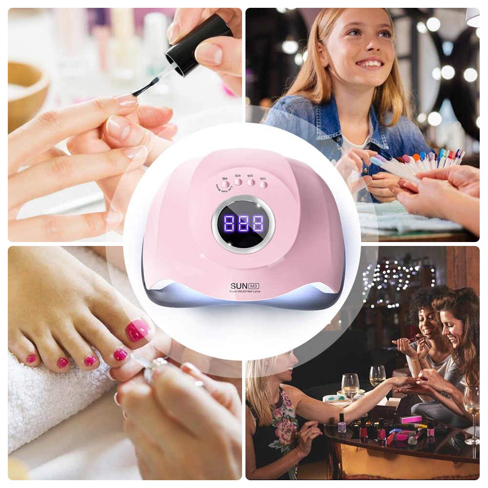 Nail Dryer with LCD Screen and 45 LEDs for Gel Polish Curing_0