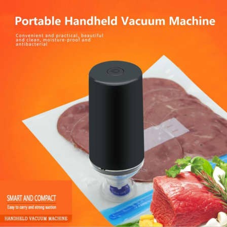 Portable Multi-functional Vacuum food Sealer - BLACK_0
