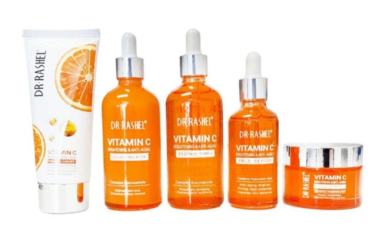 Dr. Rashel Vitamin C &amp; Hyaluronic 5 Pieces Facial Box Kit_0