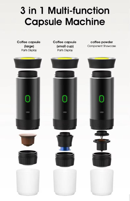 Portable Capsule Coffee Machine - White_2